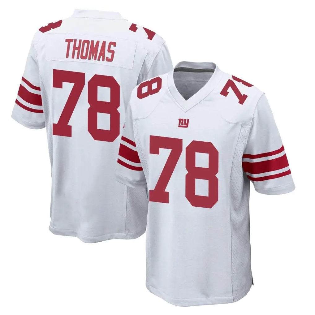 Cooneas NY.Giants #78 Andrew Thomas Player White Home Game Stitched Jerseys