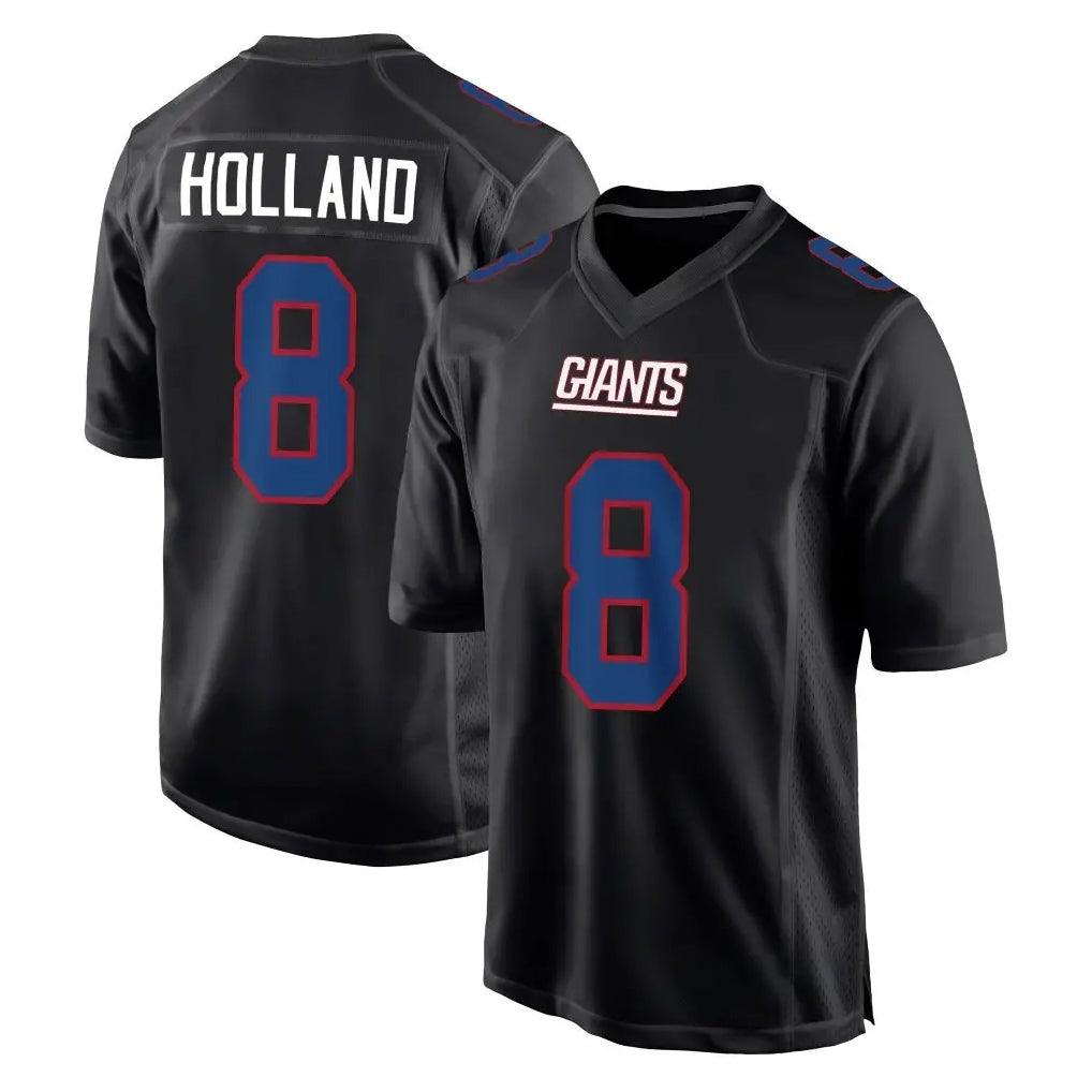 Cooneas NY.Giants #8 Jevon Holland Player Carbon Fashion Limited Home Game Stitched Jerseys