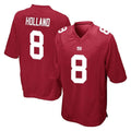 Cooneas NY.Giants #8 Jevon Holland Player Red Home Game Stitched Jerseys