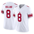 Cooneas NY.Giants #8 Jevon Holland Player White Limited Vapor F.U.S.E. Home Game Stitched Jerseys