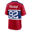 Cooneas NY.Giants #92 Michael Strahan Century Red Alternate Retired Player Game Stitched Jerseys