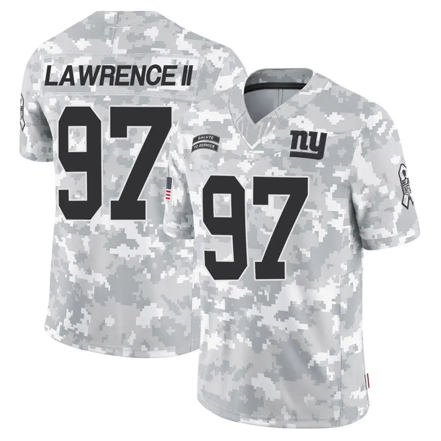 Cooneas NY.Giants #97 Dexter Lawrence II Player Arctic Camo Salute to Service Limited Stitched Jerseys
