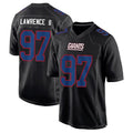 Cooneas NY.Giants #97 Dexter Lawrence II Player Black Carbon Fashion Stitched Jerseys