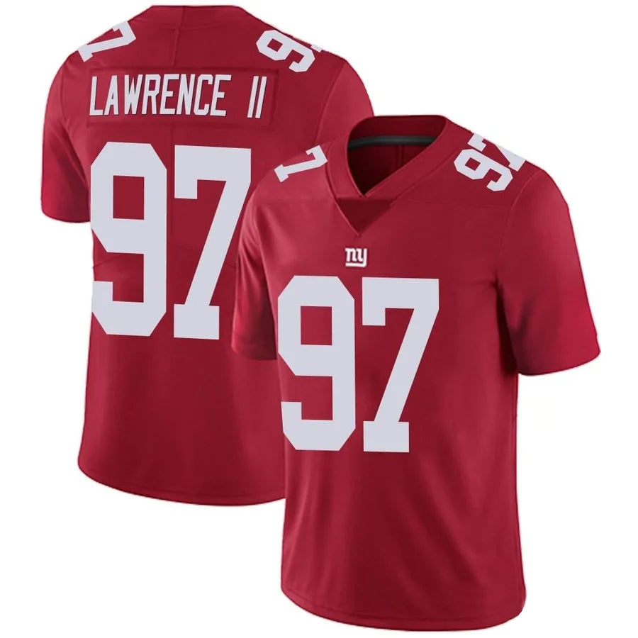 Cooneas NY.Giants #97 Dexter Lawrence II Player Vapor Red Limited Stitched Jerseys