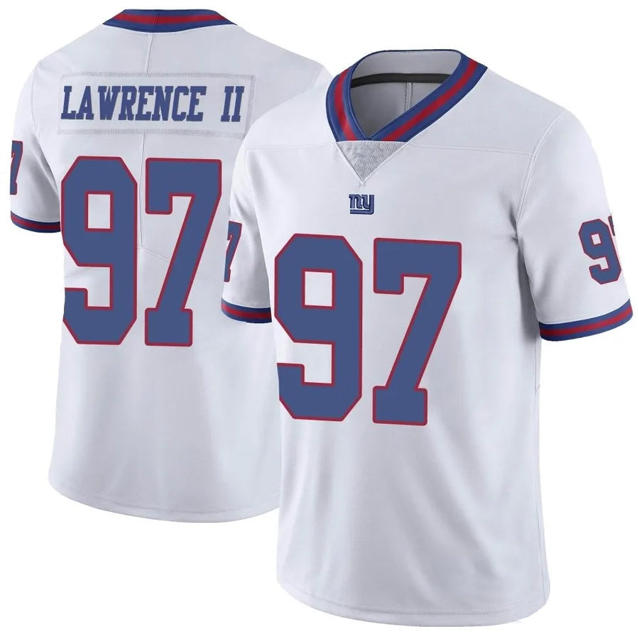 Cooneas NY.Giants #97 Dexter Lawrence II Player Vapor White Limited Stitched Jerseys