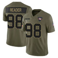 Cooneas NY.Giants #98 DJ Reader Player Olive 2025 Salute To Service Limited Stitched Jerseys