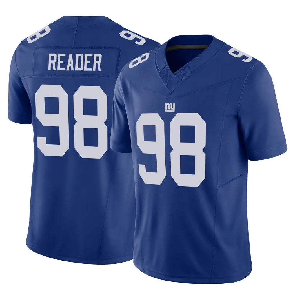 Cooneas NY.Giants #98 DJ Reader Player Royal Limited Vapor F.U.S.E. Home Game Stitched Jerseys