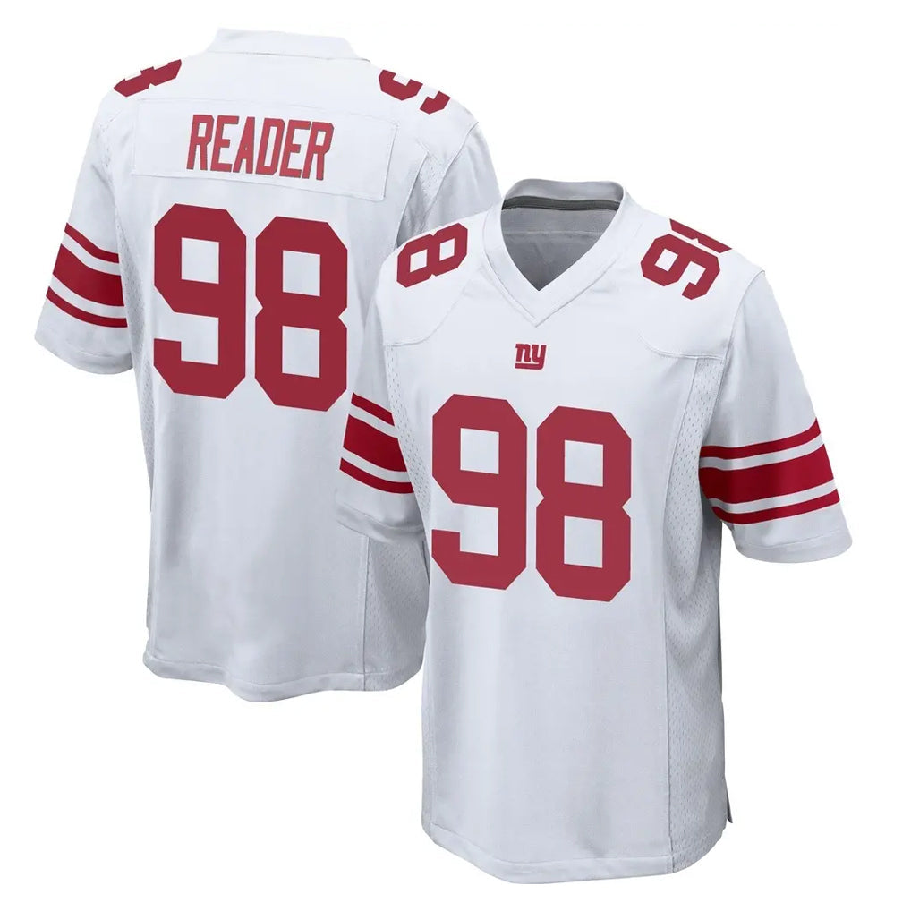 Cooneas NY.Giants #98 DJ Reader Player White Home Game Stitched Jerseys