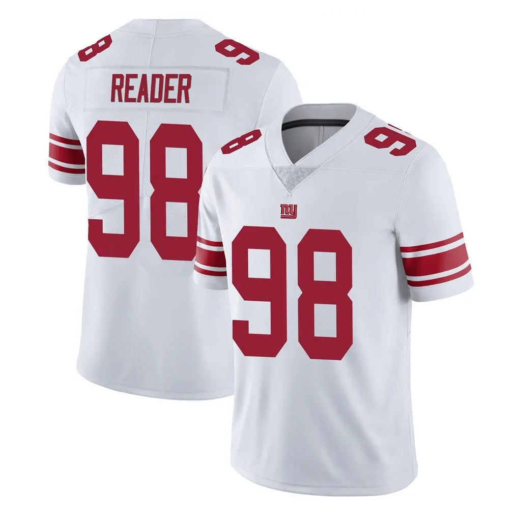 Cooneas NY.Giants #98 DJ Reader Player White Limited Vapor Untouchable Home Game Stitched Jerseys