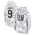 Cooneas NY.Giants #9 Lsaiah Likely Player Arctic Camo Salute to Service Pullover Hoodies Limited Game Stitched Jerseys