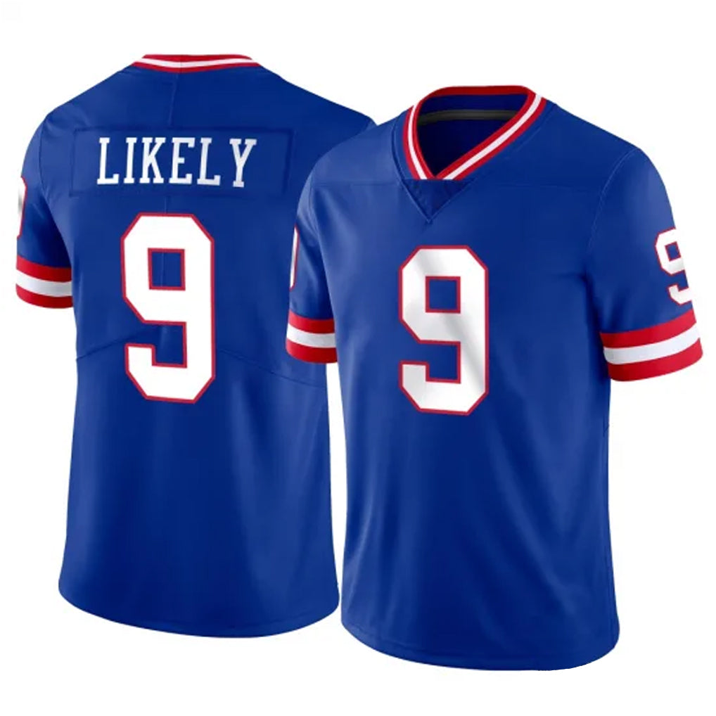 Cooneas NY.Giants #9 Lsaiah Likely Player Royal Classic Vapor Home Game Stitched Jerseys