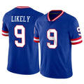 Cooneas NY.Giants #9 Lsaiah Likely Player Royal Classic Vapor Home Game Stitched Jerseys