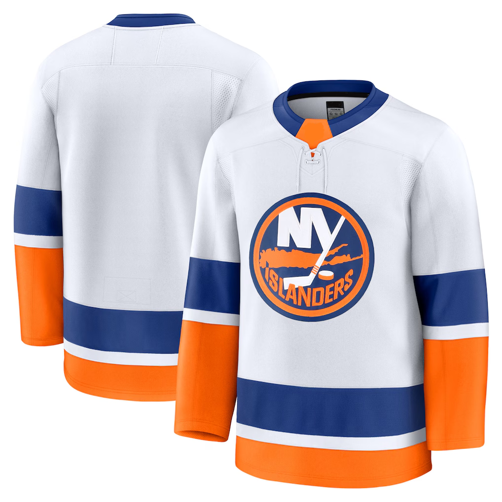Cooneas NY.Islanders White Away Premium Jerseys