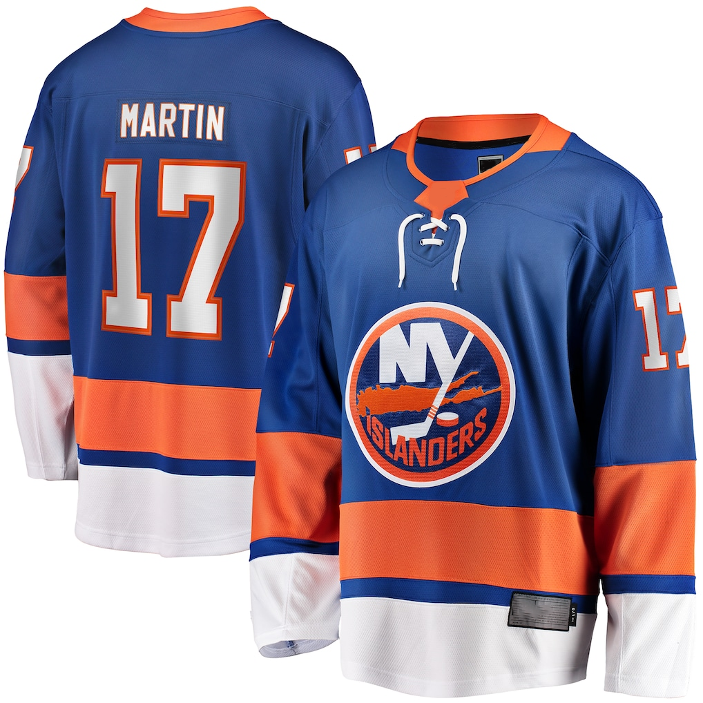 Cooneas NY.Islanders #17 Matt Martin Home Breakaway Player Jerseys - Royal