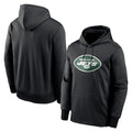 Cooneas NY.Jets Black LOGO Pullover Hoodies Limited Game Blank Player Stitched Jerseys