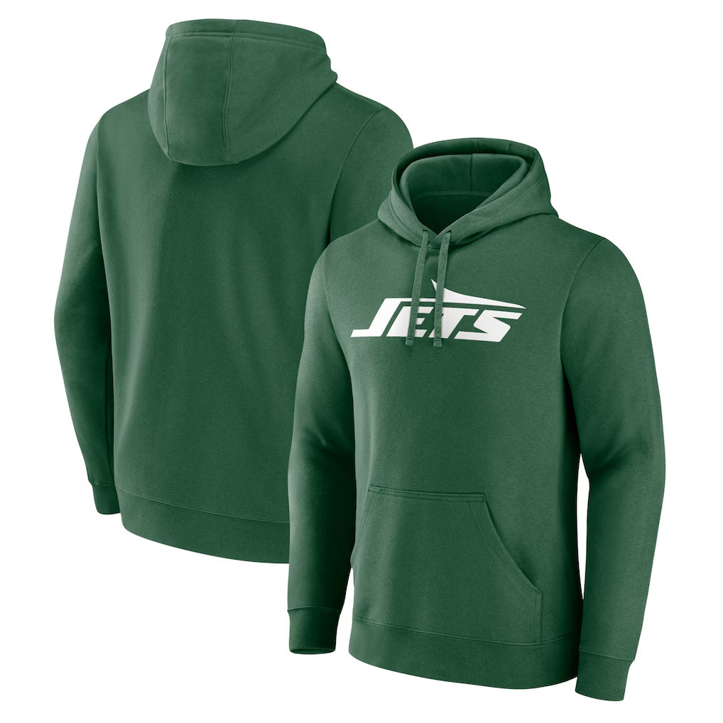 Cooneas NY.Jets Green LOGO Pullover Hoodies Limited Game Blank Player Stitched Jerseys