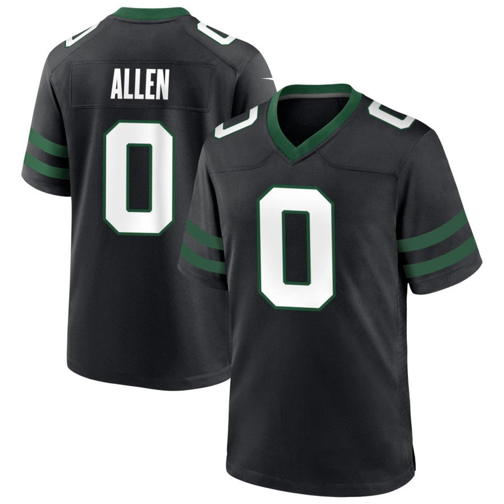 Cooneas NY.Jets #0 Braelon Allen Player Black Home Game Stitched Jerseys