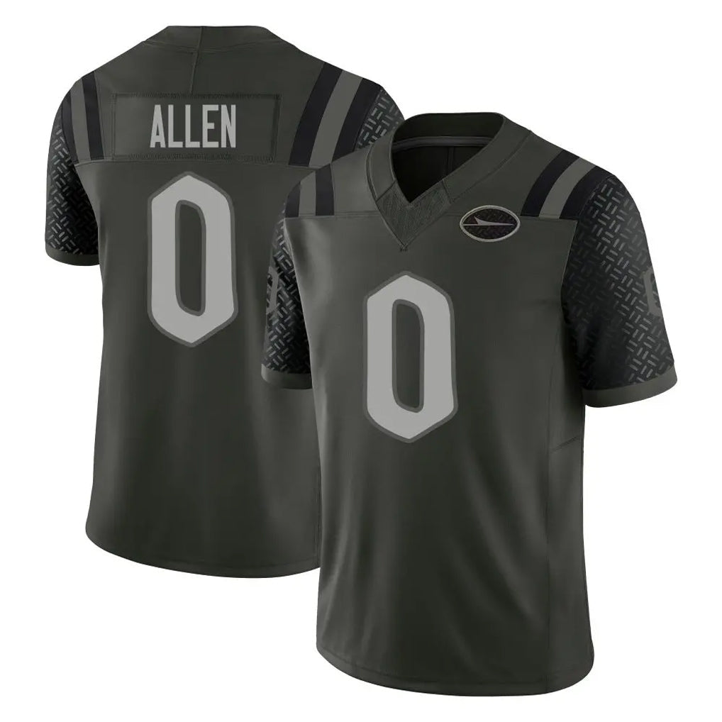 Cooneas NY.Jets #0 Braelon Allen Player Green Limited 2025 Rivalries Collection Home Game Stitched Jerseys
