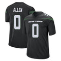 Cooneas NY.Jets #0 Braelon Allen Player Stealth Black Home Game Stitched Jerseys