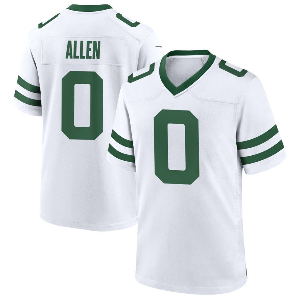 Cooneas NY.Jets #0 Braelon Allen Player White Home Game Stitched Jerseys