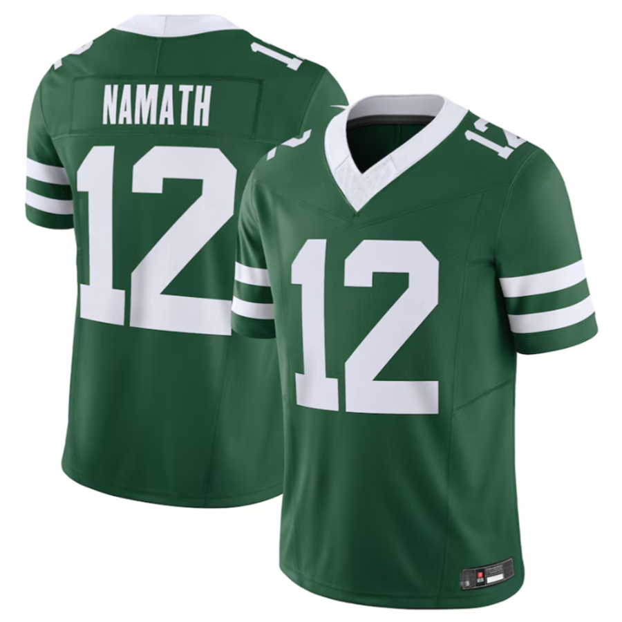 Cooneas NY.Jets #12 Joe Namath Legacy Green Vapor F.U.S.E. Limited Jersey Stitched American Stitched Jerseys