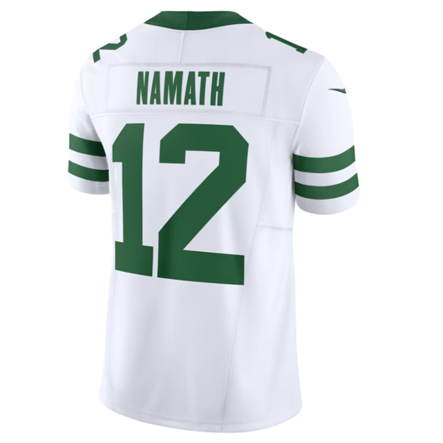 CooneasNY.Jets #12 Joe Namath Legacy White Vapor F.U.S.E. Limited Jersey Stitched American Stitched Jerseys