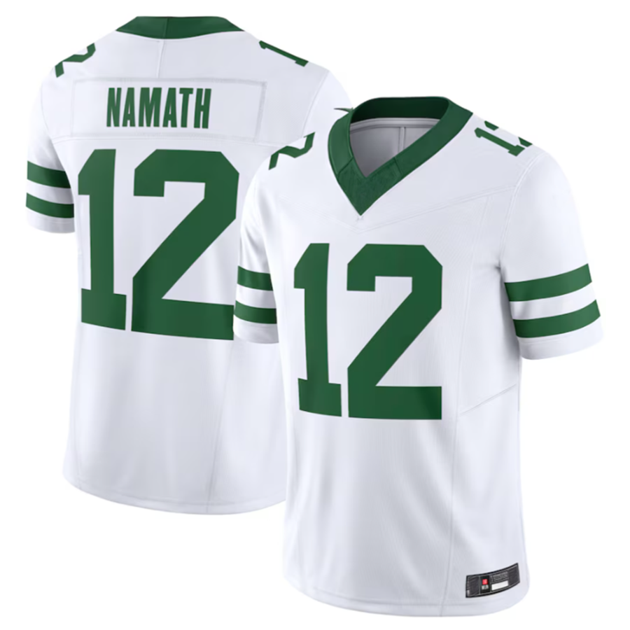 Cooneas NY.Jets #12 Joe Namath Legacy White Vapor F.U.S.E. Limited Jersey Stitched American Stitched Jerseys