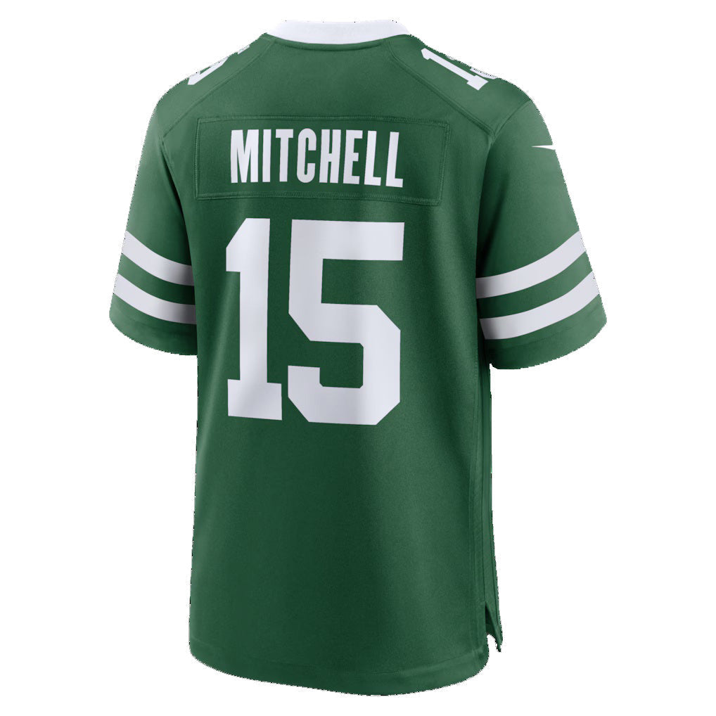 Cooneas NY.Jets #15 Adonai Mitchell Legacy Green Team Game Stitched Jerseys