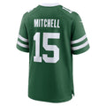 Cooneas NY.Jets #15 Adonai Mitchell Legacy Green Team Game Jersey Stitched Jerseys