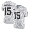 Cooneas NY.Jets #15 Adonai Mitchell Player Arctic Camo Salute to Service Limited Game Stitched Jerseys