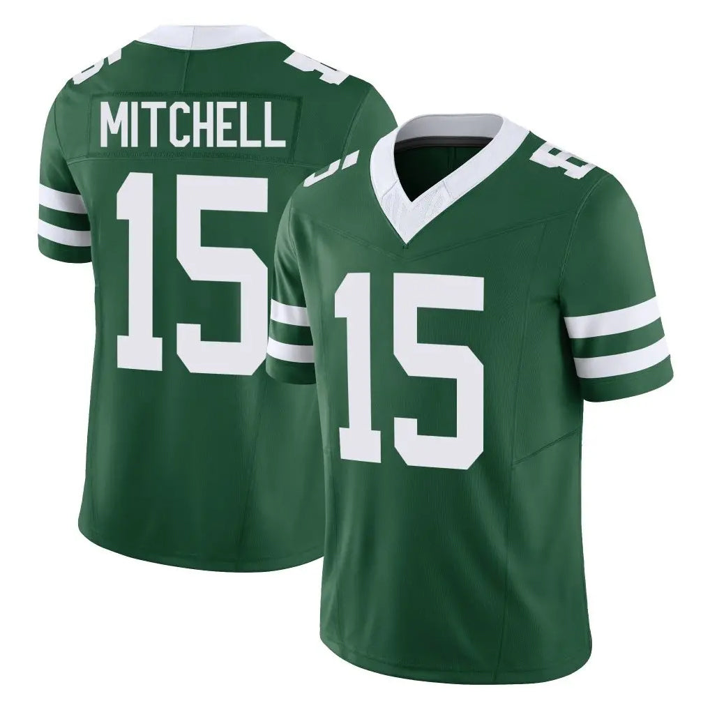 Cooneas NY.Jets #15 Adonai Mitchell Player Green Legacy Limited Vapor F.U.S.E. Home Game Stitched Jerseys