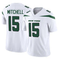 Cooneas NY.Jets #15 Adonai Mitchell Player White Limited Vapor F.U.S.E. Home Game Stitched Jerseys