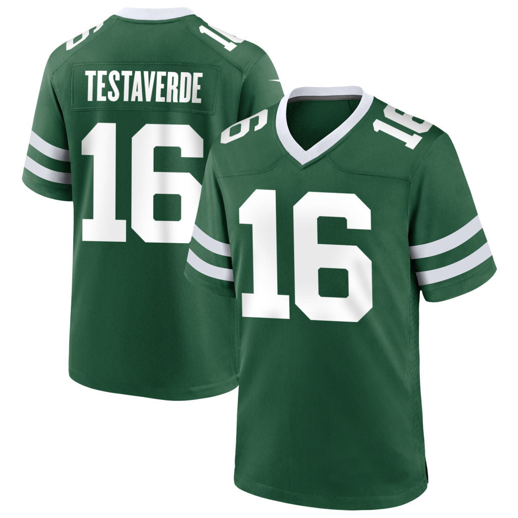 Cooneas NY.Jets #16 Vinny Testaverde Player Green Home Game Stitched Jerseys