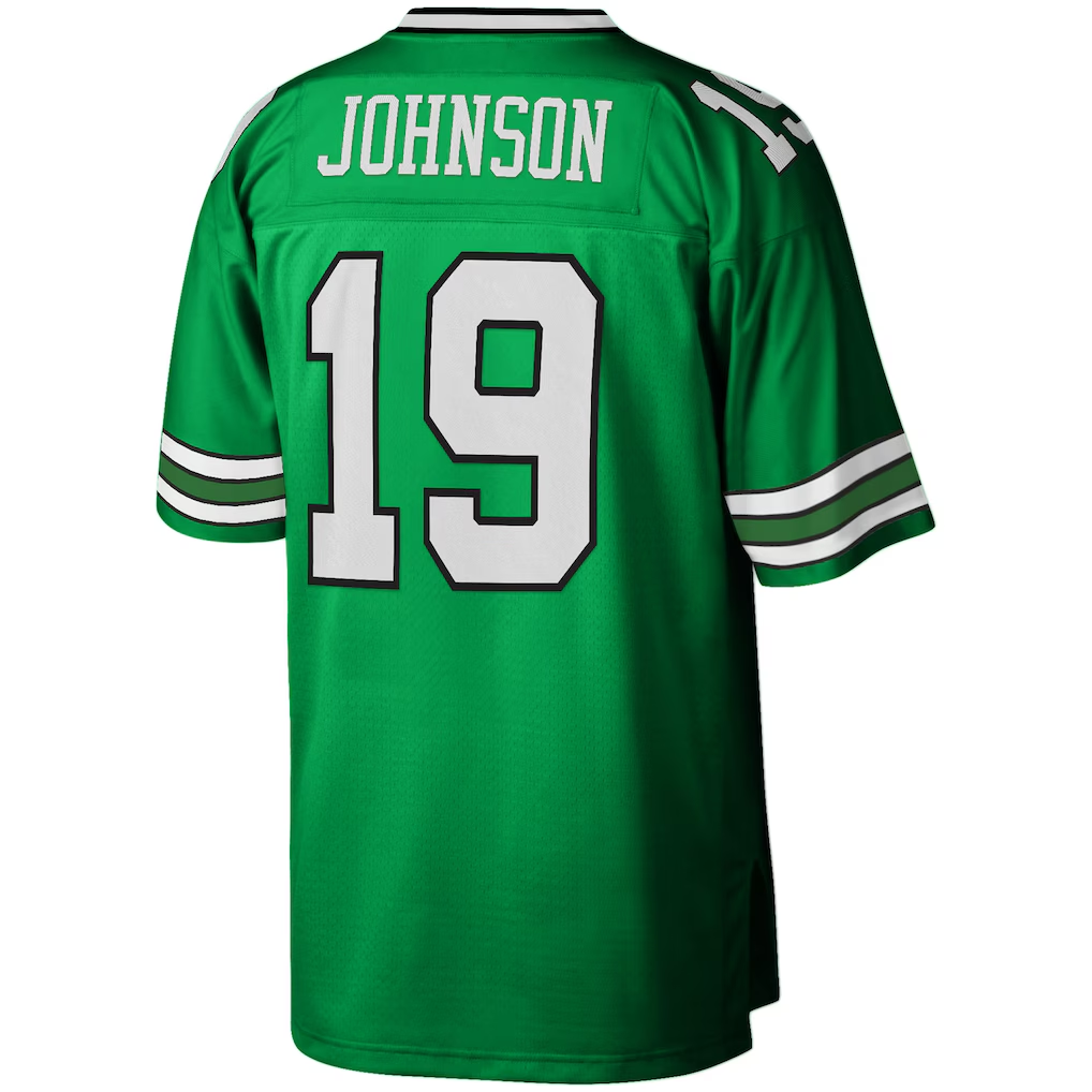 Cooneas NY.Jets #19 Keyshawn Johnson Mitchell & Ness Kelly Green Legacy Replica Jersey Stitched Puhic