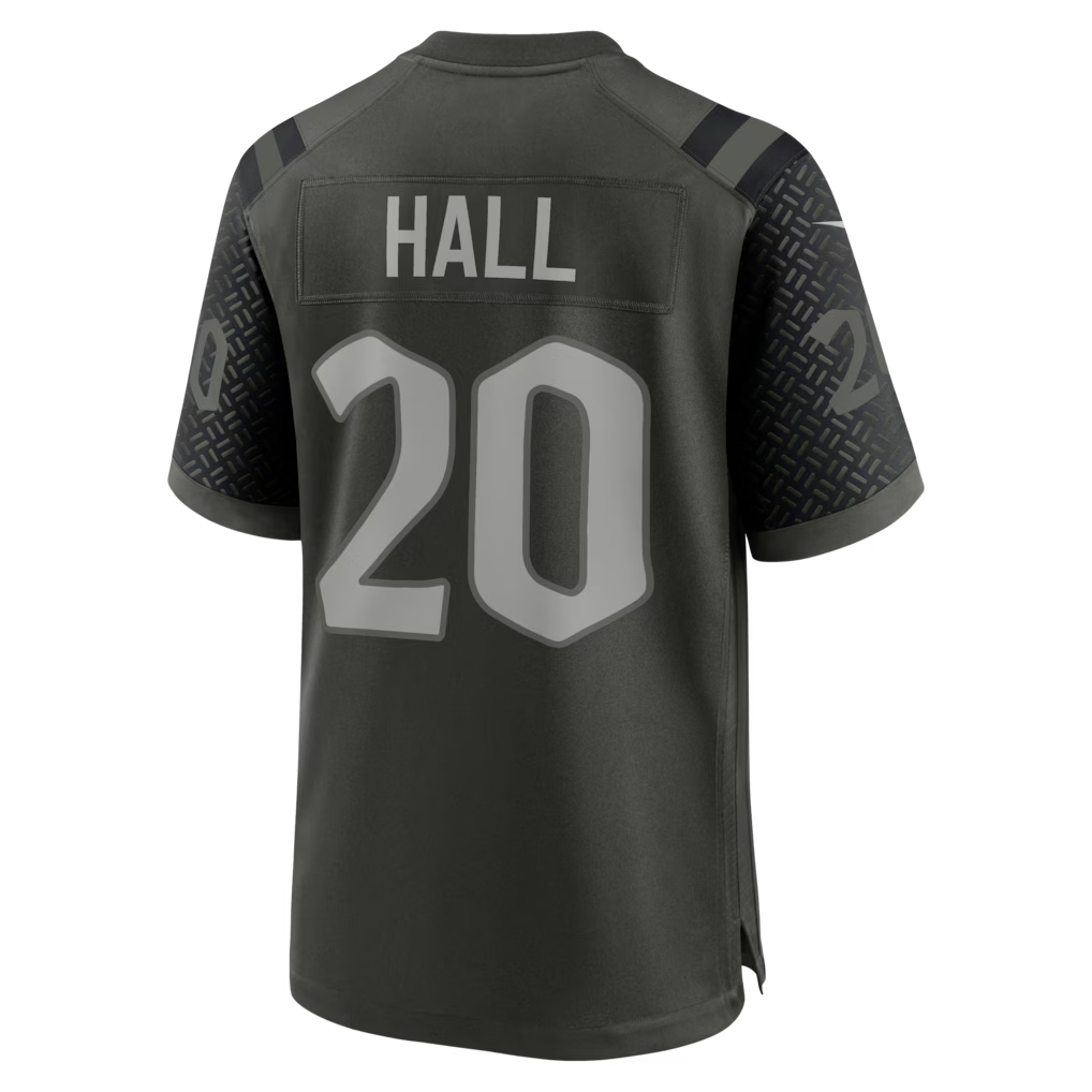 Cooneas NY.Jets #20 Breece Hall Gotham Green 2025 Rivalries Collection Game Stitched Jerseys