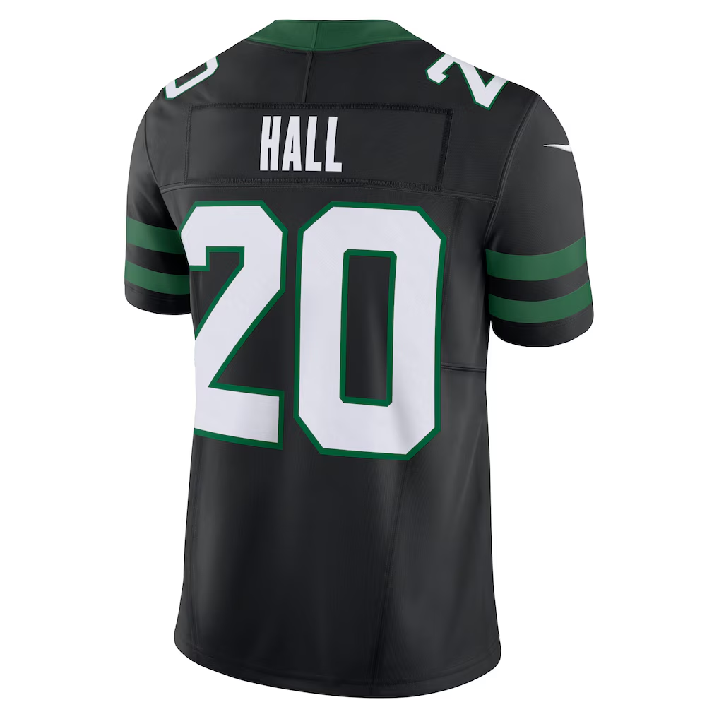 Cooneas NY.Jets #20 Breece Hall Legacy Black Alternate Vapor F.U.S.E. Limited Stitched Jerseys