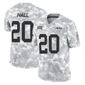 Cooneas NY.Jets #20 Breece Hall Player Arctic Camo Salute to Service Limited Game Stitched Jerseys