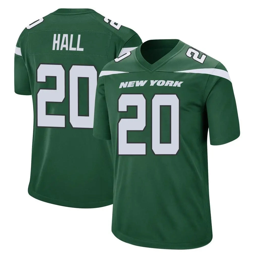 Cooneas NY.Jets #20 Breece Hall Player Green Home Game Stitched Jerseys
