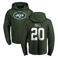 Cooneas NY.Jets #20 Breece Hall Player Green LOGO Pullover Hoodies Limited Game Stitched Jerseys