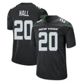Cooneas NY.Jets #20 Breece Hall Player Stealth Black Home Game Stitched Jerseys