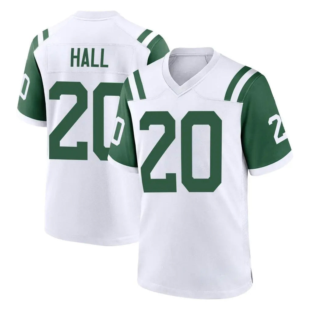 Cooneas NY.Jets #20 Breece Hall Player White Classic Home Game Stitched Jerseys