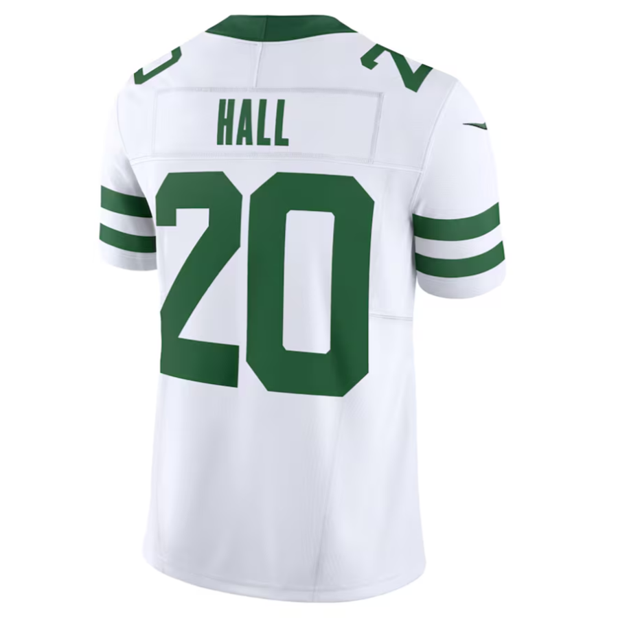 Cooneas NY.Jets #20 Breece Hall Player White Home Game Stitched Jerseys