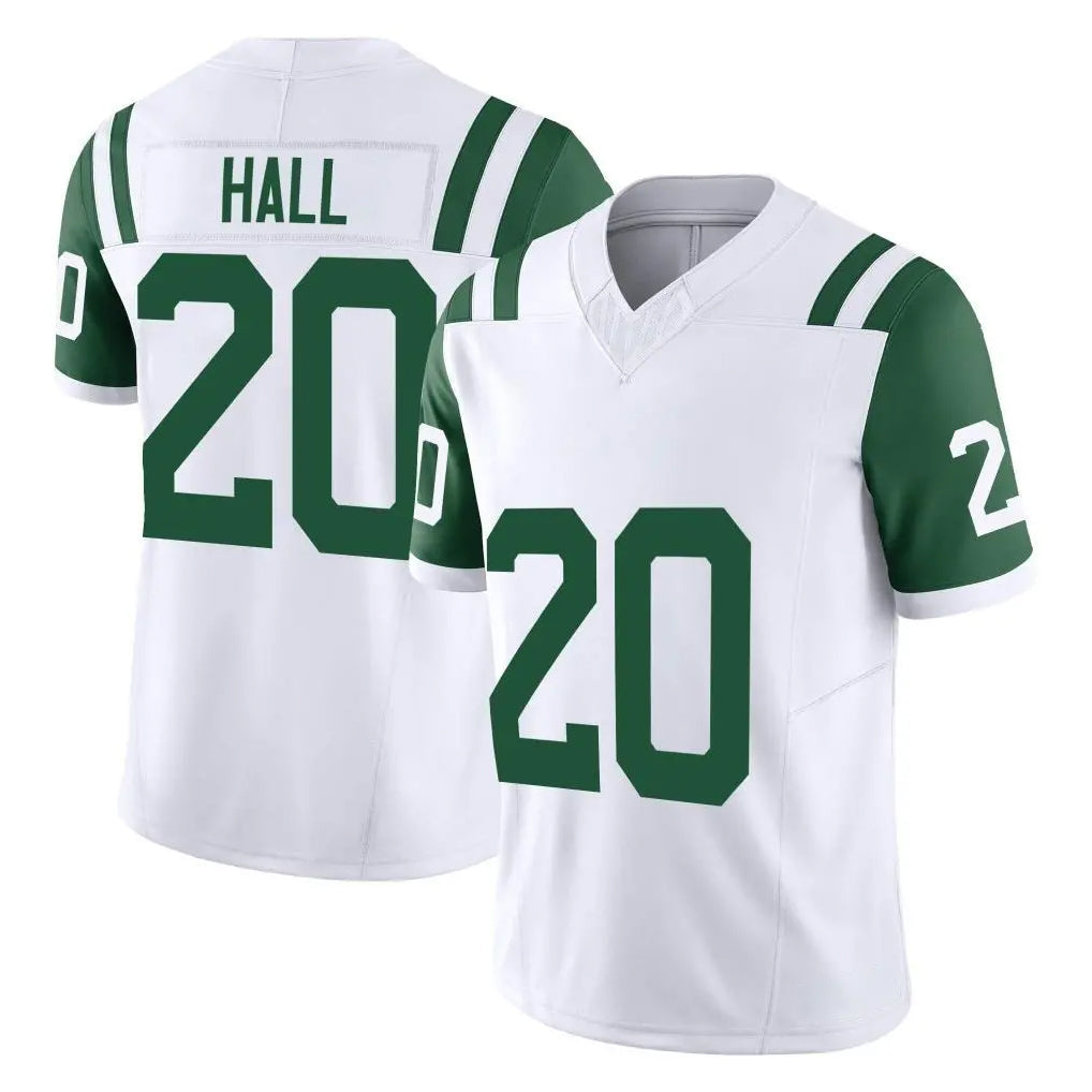 Cooneas NY.Jets #20 Breece Hall Player White Limited Classic Vapor F.U.S.E. Home Game Stitched Jerseys