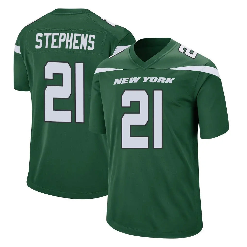 Cooneas NY.Jets #21 Brandon Stephens Player Green Home Game Stitched Jerseys