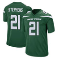 Cooneas NY.Jets #21 Brandon Stephens Player Green Home Game Stitched Jerseys