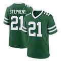 Cooneas NY.Jets #21 Brandon Stephens Player Green Legacy Home Game Stitched Jerseys