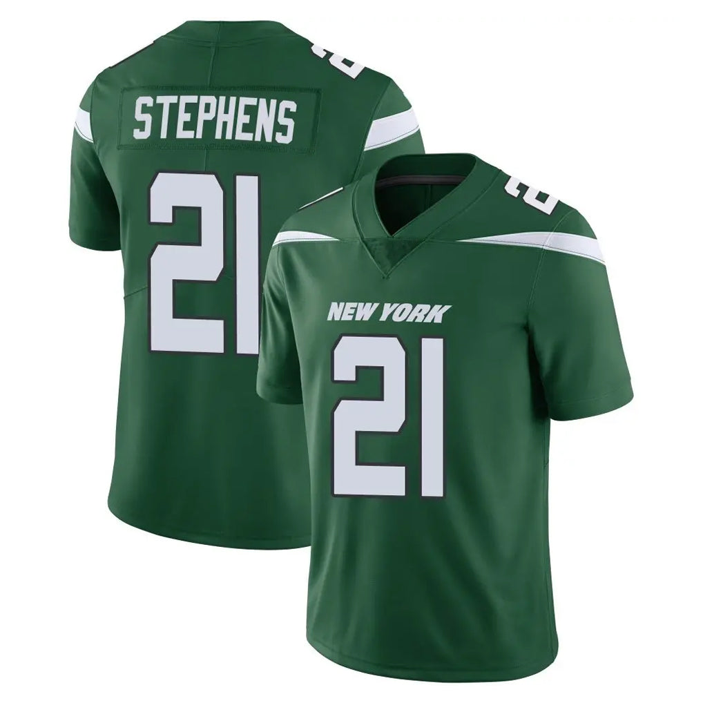 Cooneas NY.Jets #21 Brandon Stephens Player Green Limited Vapor Home Game Stitched Jerseys
