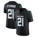 Cooneas NY.Jets #21 Brandon Stephens Player Stealth Black Limited Vapor Home Game Stitched Jerseys