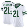 Cooneas NY.Jets #21 Brandon Stephens Player White Legacy Limited Vapor F.U.S.E. Home Game Stitched Jerseys