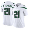 Cooneas NY.Jets #21 Brandon Stephens Player White Limited Vapor F.U.S.E. Home Game Stitched Jerseys